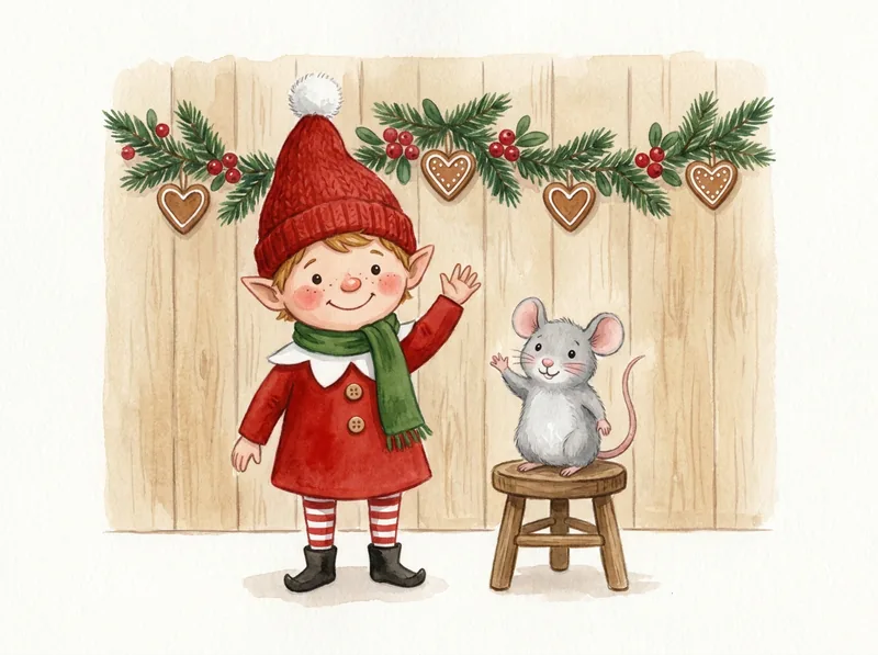 Musen i strumpan, illustration 1